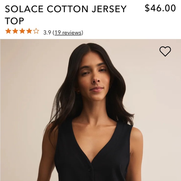 Z Supply Solace Cotton Jersey Tank Top and Pants - Picture 1 of 5